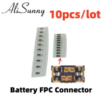 AliSunny 10pcs Battery FPC for iPhone 8 Plus X XS XR 11 12 13 Pro Max 6 6S 7 14 Connector Port on Board Clip Plug Flex Cable
