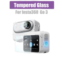 Protective Tempered Glass for Insta360 GO 3 Camera Protector Film Screen Lens Film for Insta360 Go 3 Action Camera Accessories