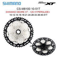 SHIMANO DEORE XT CS M8100 12 Speed 12S 10-51T MTB Mountain Bike Bicycle Cassette Sprocket CS-M8100 B