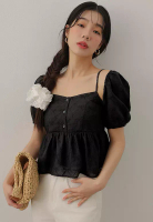 AIR SPACE 可拆式燈籠袖上衣