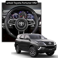 no brand Sarung Setir Mobil untuk Fortuner VRZ Cover Stir Mobil Fortuner VRZ Desain Sporty Kulit Car