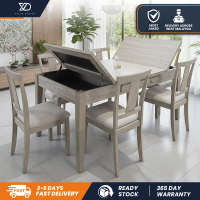 VALUE DESIGN -MEJA MAKAN BEXLEY-Set Meja Makan Gaya Moden Scandinavia β Kalis Air & Haba, Mudah Dibe