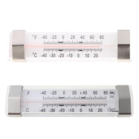 -40C to 27C LCD Refrigerator Thermometer Digital Thermometer Fridge Freezer with Adjustable Stand Magnet -40F to 80F