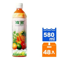 波蜜 果菜汁 580ml (24入)x2箱【康鄰超市】