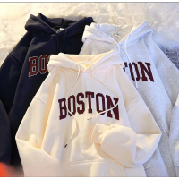 Hoodie BOSTON Big Size (S - 6XL) Jacket Boy Girl Oversize S M L XXL XXXL 4XL 5XL 6XL Smiley Unisex K