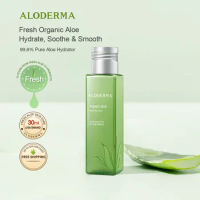 ALODERMA Fresh Aloe Juice Skin Soothing Toner 30ml Pure Aloe Vera Essence Hydrator Serum Water Makeup Primer Face Moisturizer