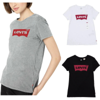 LEVIS 女款 經典LOGO短T 圓領腰身 短袖T恤 三色可選(美國進口平行輸入)