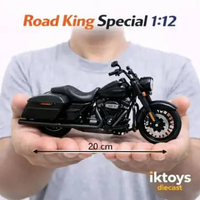 Maisto Diecast Harley Davidson 2017 Road King Special 1:12 Miniatur Motor Besi Skala 1:12 Original B