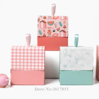 20pcs Kraft Paper Candy Box Gift packaging bag Birthday Baby shower Party Supply Wedding Gift Box New Year Xmas Gift Boxes