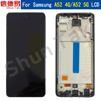 New 100% Tested For Samsung Galaxy A52 4G A52 5G LCD Display Touch Screen Digitizer Replacemen Parts