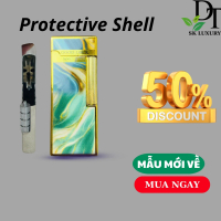 Case Cao cấp (Dupont slim Xanh LAM ) Chất liệu đồng bạch (Không bao gồm nhiên liệu)