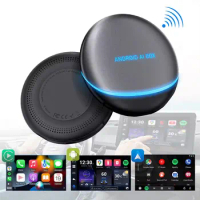 Carplay TV Ai Multimedia Box 8G+128GB Portable Wireless Android Auto Apple Car Play for Netflix Youtube Support HDMI Output New