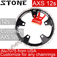 Stone Chainring Customize for AXS Chain Rings 12 Speed for Sram 104bcd 110bcd 130BCD MTB Gravel Red R8000 M8000