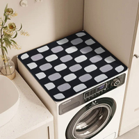 เครื่องซักผ้าดูดซับฝุ่นปกตู้เย็นท็อปส์ฝุ่นพรมปูพื้นเตาอบครอบคลุมไมโครเวฟกันฝุ่นเสื่อกันลื่นเสื่อครัว