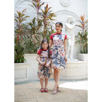 Akemi Batik Cheongsam - (Available Couple Adult & Kids ) Chinese New Year Terlaris