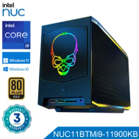 Intel NUC11BTMi9 Core i9-11900KB Processor 4.9GHz UHD Graphics Mini PC Window 11 Thunderbolt 4 3x4K 6E Game Computer ITX Host