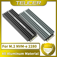 TEUCER M2 SSD tản nhiệt NVME 2280, bộ làm mát ổ cứng trạng thái rắn (SSD), đế làm mát cho máy tính đ