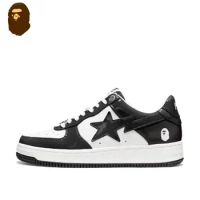 Original Bape Men women skate shoes Fashion BAPESTA Casual Shoes Classic Air Force Basketball Shoes 