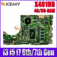 Akemy K401UB Mainboard For ASUS K401UQ K401UQK A401U V401U K401U Laptop Motherboard i3i5 i7 6th/7th Gen 4GB/8GB-RAM GT940M