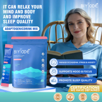 BIYODE Calming Drink Mix with  Ashwagandha Vitamin D3 Magnesium & L-Theanine Supports  Mood SleepTra