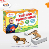 Sách Thẻ học Flashcard CHO BÉ - Bộ Thẻ Học Thông Minh / Song ngữ  18 Chủ Đề(Loại to)