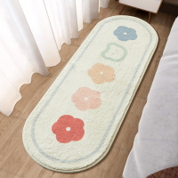 卡通臥室地毯家用床邊毯長條滿鋪床前地墊客廳沙發茶幾防滑腳墊子