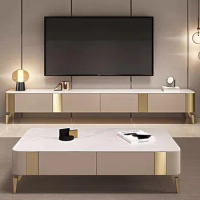 Entertainment Center Mobile Tv Table Cabinet Unit Media Console Lowboard Retro Tv Wall Mount Desk Arredamento Luxury Furniture