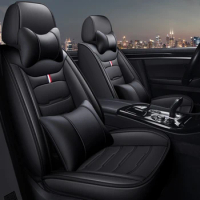 Custom PU Leather Car Seat Cover For TOYOTA Corolla Camry Highlander Land Cuirser PRADO Avalon Avanza RAV4 Interior Accessories
