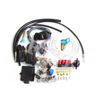 Auto gas system fuel injection lpg kit gnv/ lpg sequential injection converter kit 4 cylinder car fuel system