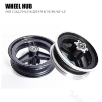 10 Inch Electric Scooter Wheel Hub Aluminum Alloy Rims 255x70 &amp; 70/65-6.5 x70-6.5 Tires