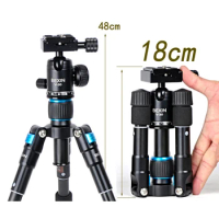 Roadfisher Portable Mini Table DSLR DV Video Camera Tripod Photography Stand Cell Mobile Phone Holder Clamp For Canon Nikon Sony
