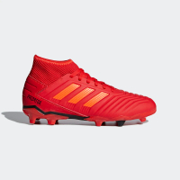 【adidas 愛迪達】PREDATOR 19.3 FG J 兒童 室外足球鞋 紅橘(CM8534)