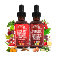 ผลิตภัณฑ์ u6308-Clean Nutra CardioMetabolic Duo – Vascu Glow + Gluco Gone สำหรับการไหลเวียนและสนับสน