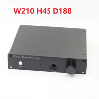 Black Series Aluminum Case For Headphone Amplifier DAC Anodized Hifi Hi End DAC Decoder Enclosure Chassis Shell Amp
