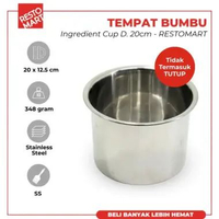 Tempat Bumbu 3000 ml / Ingredient Cup 20 cm RESTOMART Stainless (2919022)