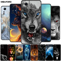 For Redmi Note 12S Cases Wolf Lion Soft TPU Silicone Phone Cases For Xiaomi Redmi Note 12S 4G Back Covers Fundas Coque Note 12S