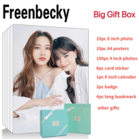 Freenbecky HD Poster+Calendar+Bookmark+Card Sticker+Badge+Card Stationary Set, Thai TV From GAP The Series Photos Tin Box Gift