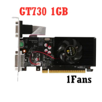 GT730 image Card 64Bit GDDR3 GT 730 D3 Game Video Cards GeforceHDMI Dvi VGA Video Card