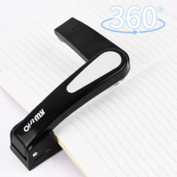 360 Rotation Heavy Duty Stapler Use 24/6 Staples Effortless Long Stapler School Paper Stapler Office Bookbinding Supplies