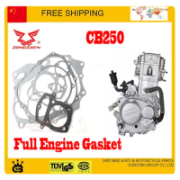zongshen 250cc CB250 water cooled engine gasket loncin gasket cylinder atv quad dirt PIT bike zs165fmm lc166fmm zs169mm lc170mm
