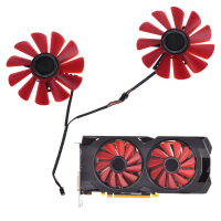 พัดลมสำหรับ XFX RX470 RX570 RS RX580 RS 2 ชิ้น 85mm RX-570-RS FD10U12S9-C
