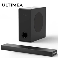 ULTIMEA 160W 2.1 TV Soundbar with Subwoofer,Deep Bass PC Soundbar for Game,Home Audio Bluetooth Soundbar Speakers Work with HDMI