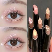 Glittering Eyeshadow Pen Face Makeup Highlighter Stick Long lasting Shiny Diamond Pink Silkworm Champagne Gold Eyeliner Gel Pen
