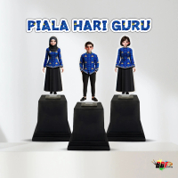 Piala Akrilik Guru Happy Teacher Day Kado hari guru nasional Seragam Korpri