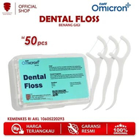 Dental Floss Isi 50 Taff Omicron Alat Pembersi Benang Sela Gigi Behel Medis