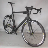 Super Light Carbon Bicycle Road Bike Frame, Cycling Road Frame with Shi R7000, 22 Speed bicycle , Size 60cm .full bike
