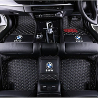 BMW 寶馬 F01 / F02 F10 F30 E60 E90 G11 / G12 G20 G30 防水皮革車地毯。