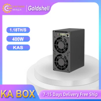 New GoldShell KA BOX 1.18Th/s Kaspa Miner 400W KAS Crypto Miner Kaspa Rig Asic Miner Gold Shell KAS Miner