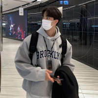 Hoodie BROOKLYN Big Size ( S - 6XL ) Jacket Boy Girl Oversize Street Style M L XXL XXXL 4XL 5XL 6L J