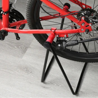 Universal Foldable Bike Display Rack Wheel Hub Repair Stand KickStand For Vertical Parking Bike Accessories